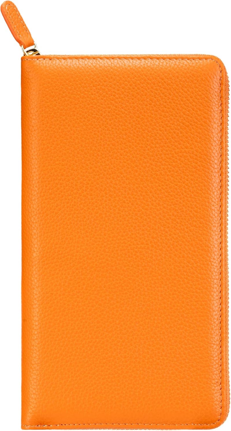 Ox Knight Zipper Leather Cover for Hobonichi Weeks/Weeks Mega - with Pen Loop, Card Slots, and Back Pocket - Image 1